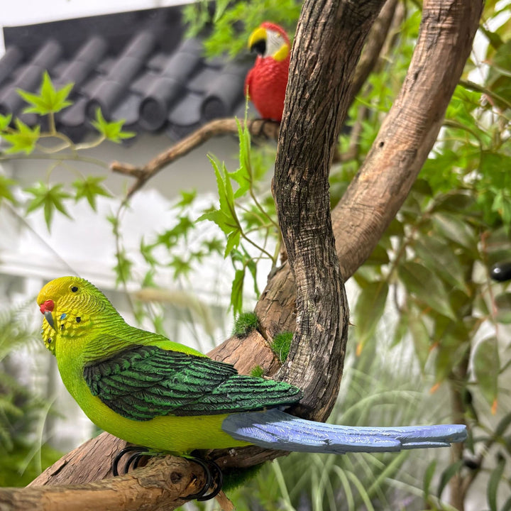 Decorative Parakeet Bird Figurine