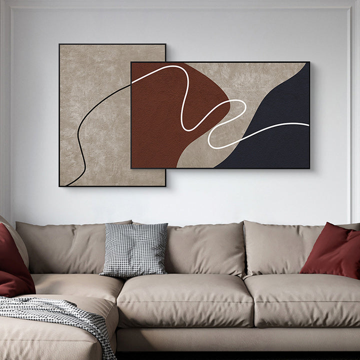 Abstract Textured Wall Art Decoration