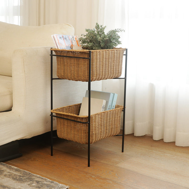 Multifunctional basket stand