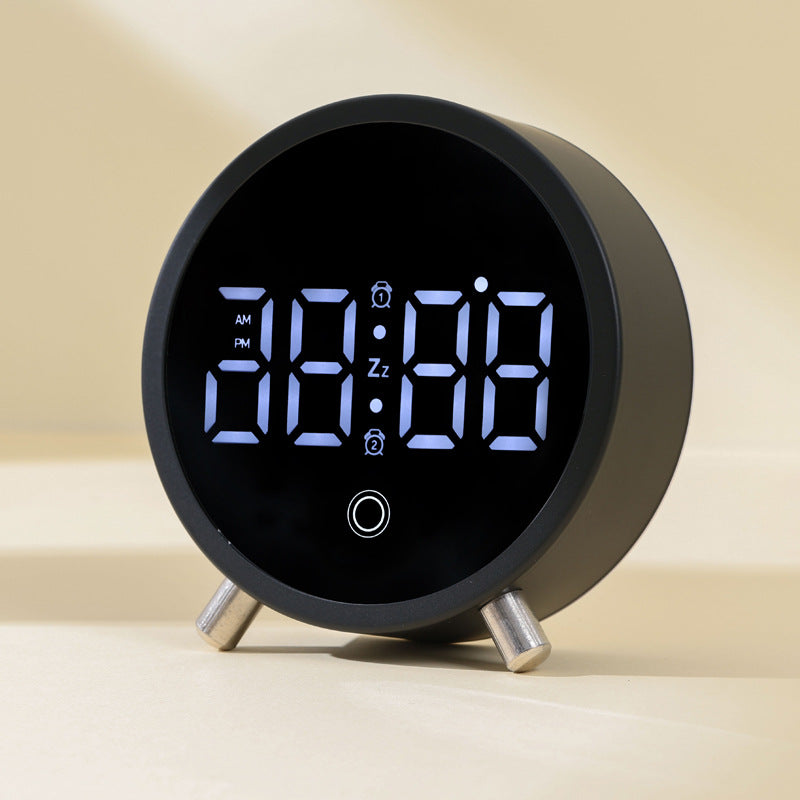 Digital bedside alarm clock with touch function