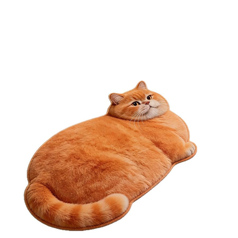 Cat-Shaped Bath Mat