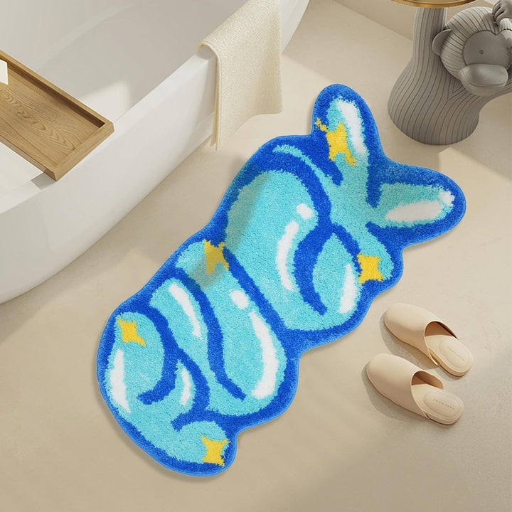 Cute Bunny-Shaped Bath Mat