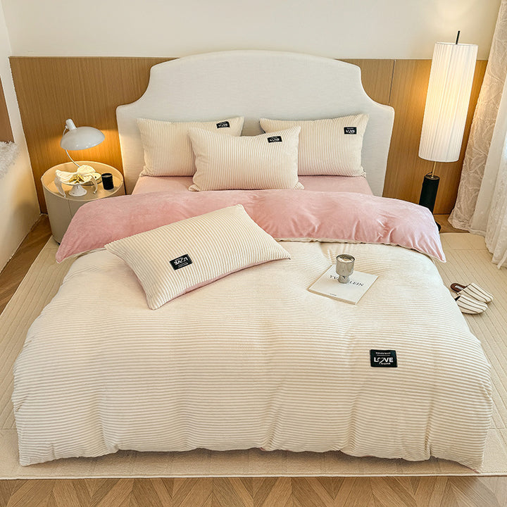 Textured Corduroy Comforter Set