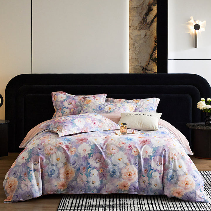 Decorative Elegant Satin Duvet Cover Set Avarnia