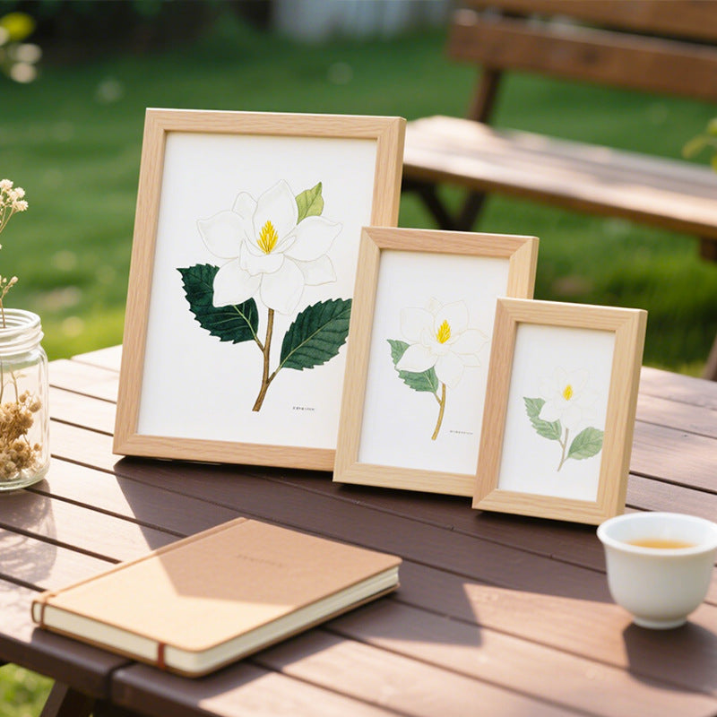 Floral Illustration Display Frame