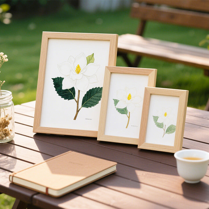 Floral Illustration Display Frame
