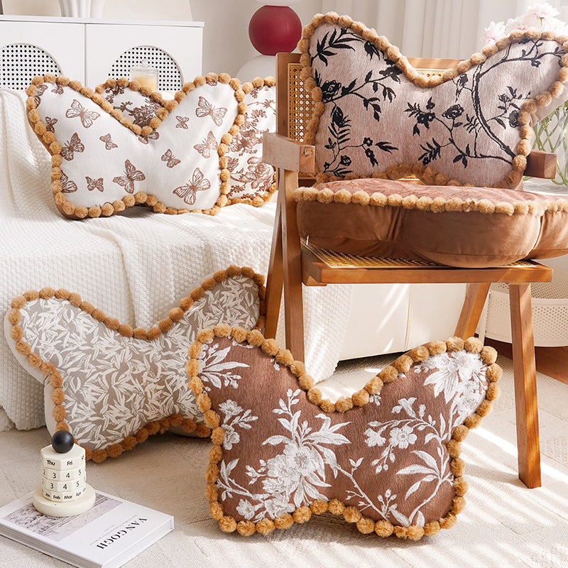 Butterfly-Shaped Decorative Pillow