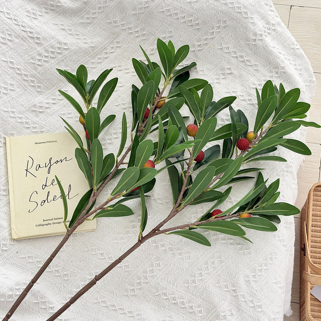 Decorative Faux Olive Branch Arrangement for Home
