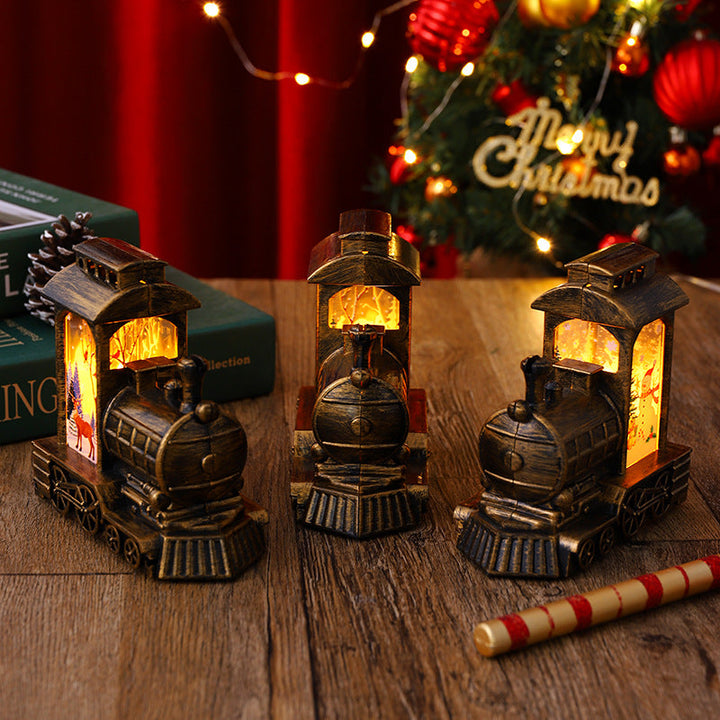 Nostalgic Christmas Train Lantern