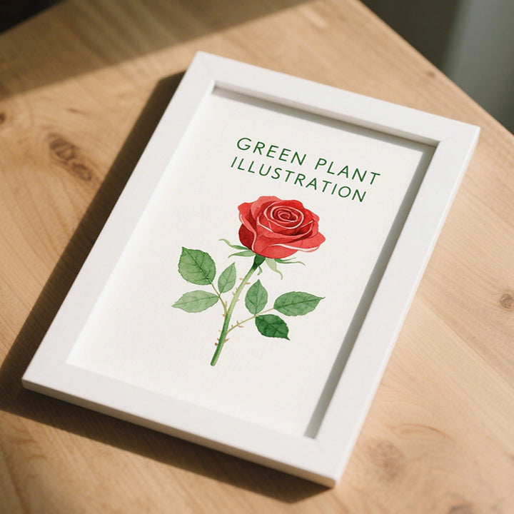 Framed Botanical Illustration Art