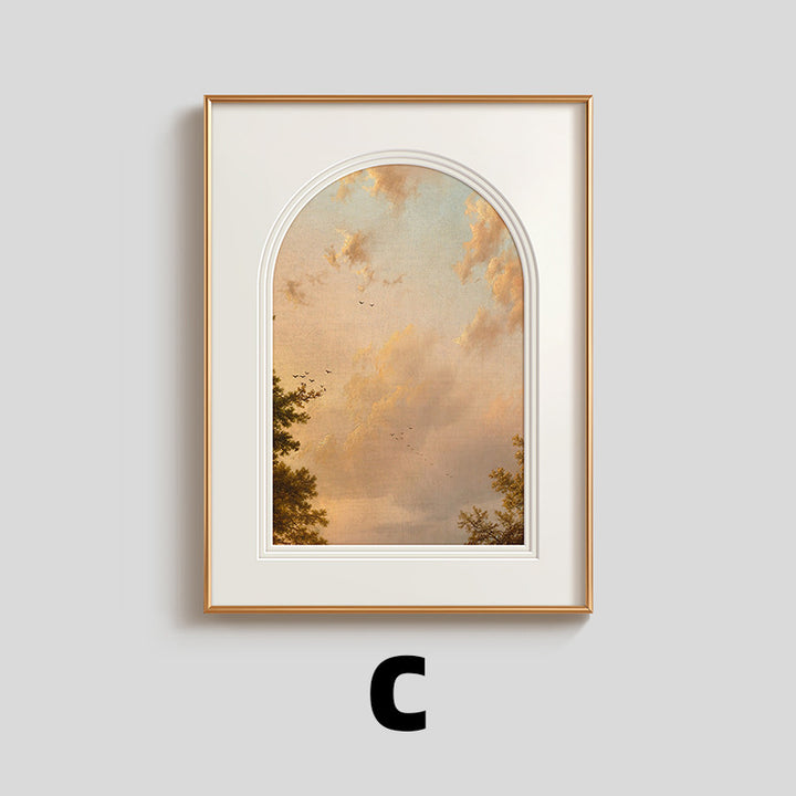Aesthetic Framed Landscape Art Print
