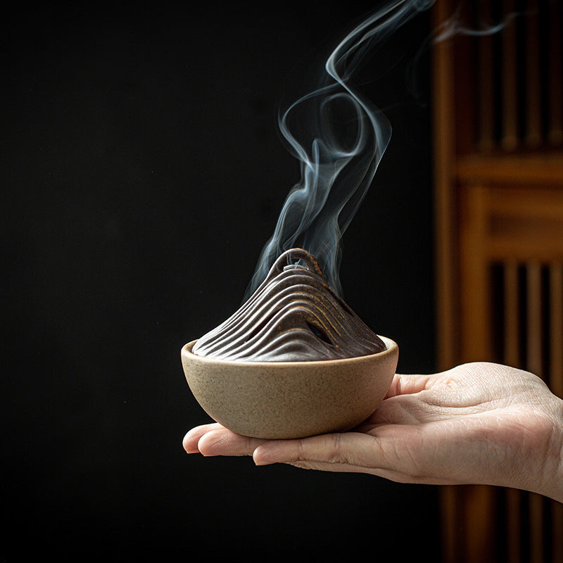 Mountain-Inspired Decorative Incense Holder