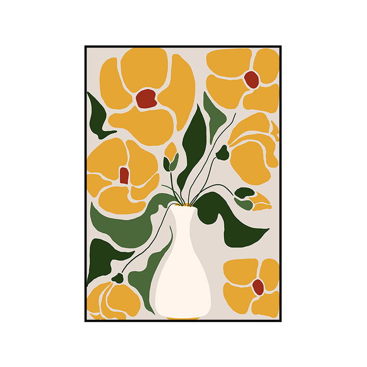 Floral Themed Wall Art Print