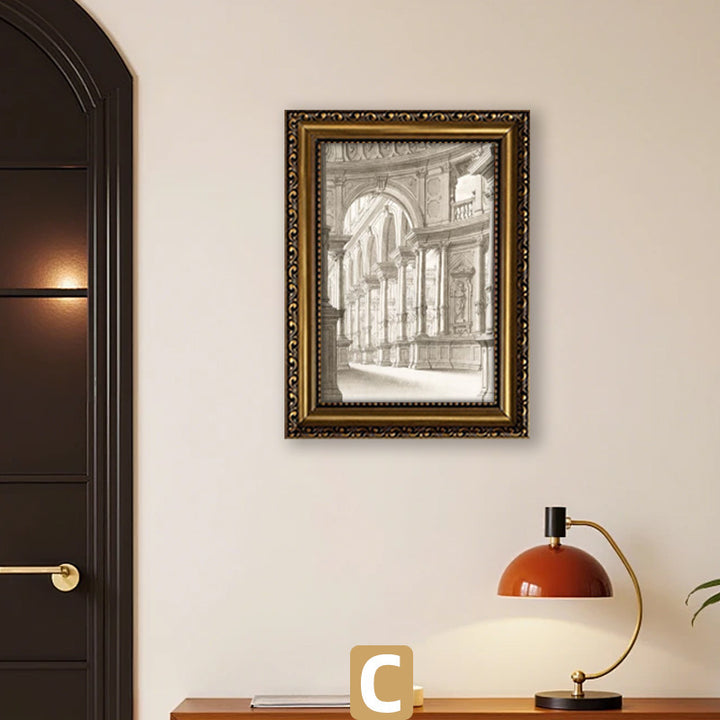 Classic Architectural Framed Wall Art