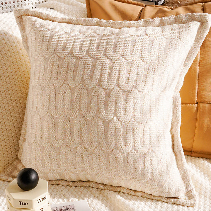 Floral Pattern Decorative Lumbar Pillow