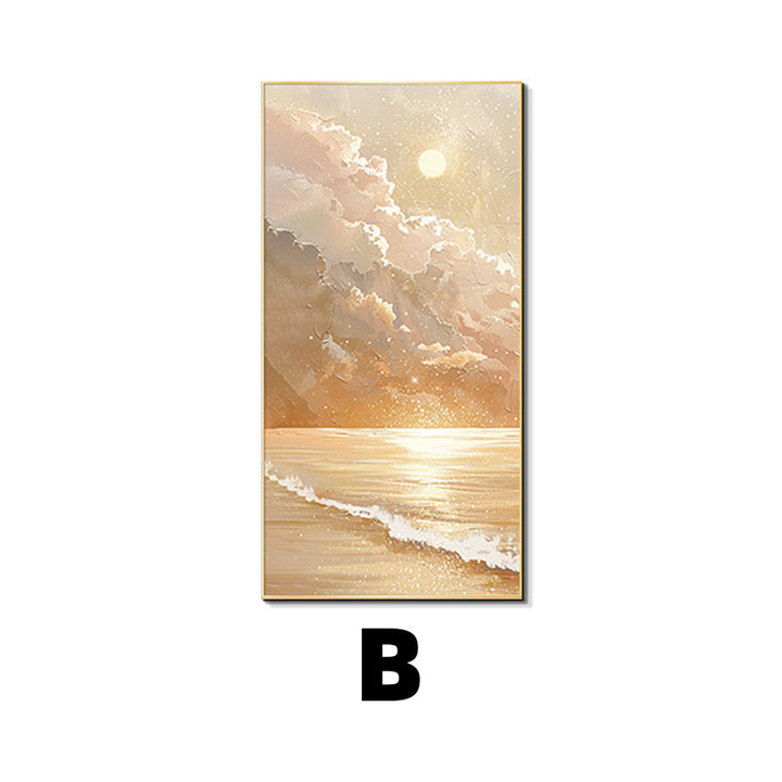 Elegant Coastal Sunset Wall Art