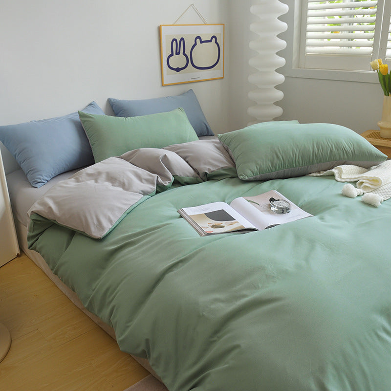 Premium Reversible Hypoallergenic Duvet Cover Set