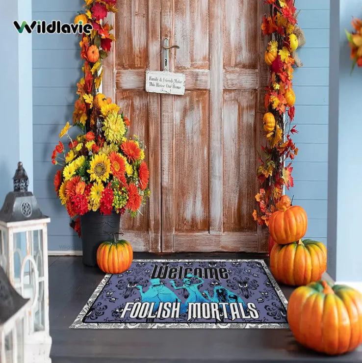 Whimsical Cartoon Entrance Mat