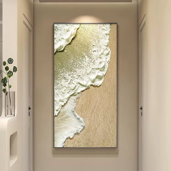 Abstract Textured Landscape Canvas Art
