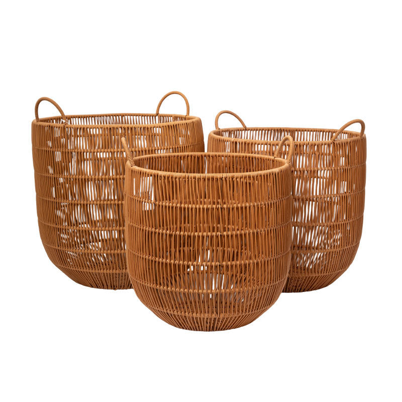 Handwoven storage basket