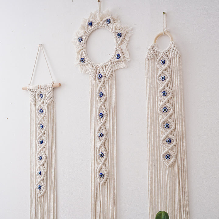 Decorative Macramé Sun-Shaped Wall Hanging