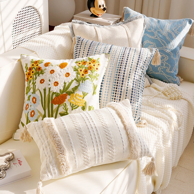 Decorative Woven Pattern Pillow