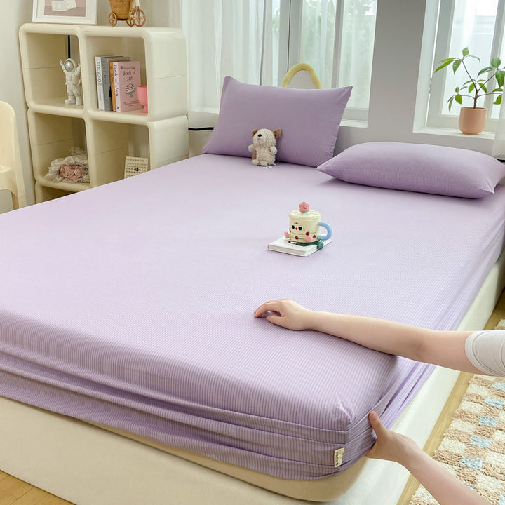 Stretchy Ribbed Mattress Protector