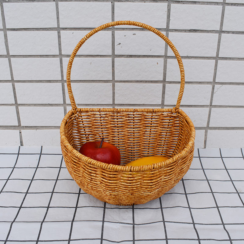 Handcrafted Storage Wicker Basket