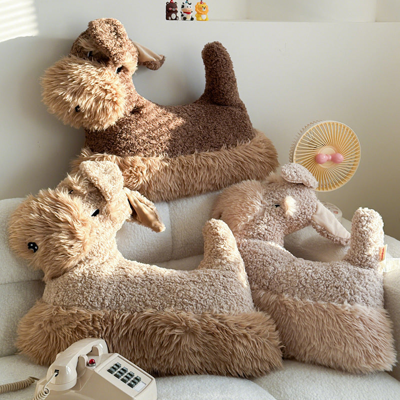Animal-Themed Plush Decorative Cushion