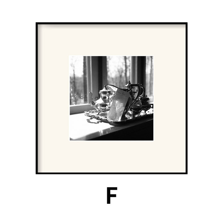 Framed Black and White Photography Artwork