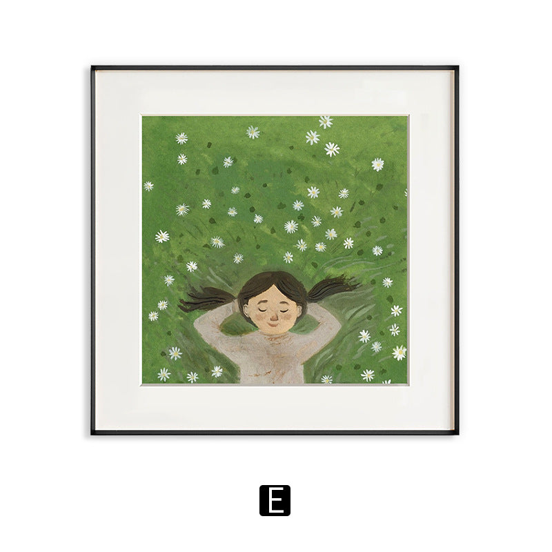 Framed Animal Illustration Artwork
