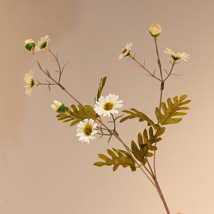 Artificial flower branch with ferns