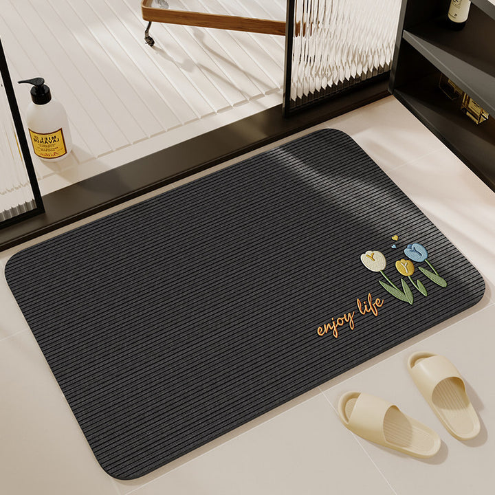 Playful Animal-Themed Bathroom Mat