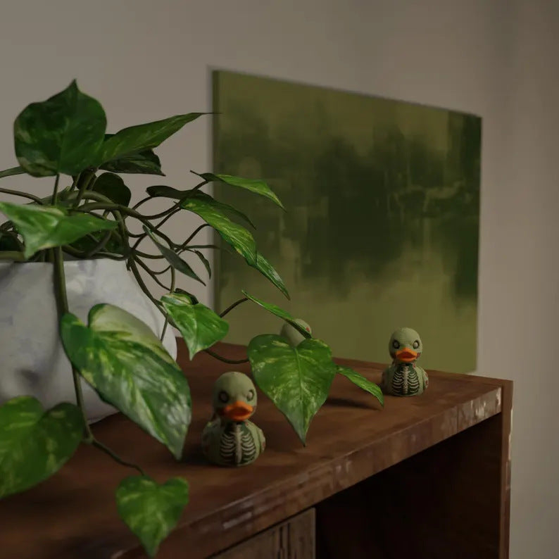 Surreal Halloween Decor Duck