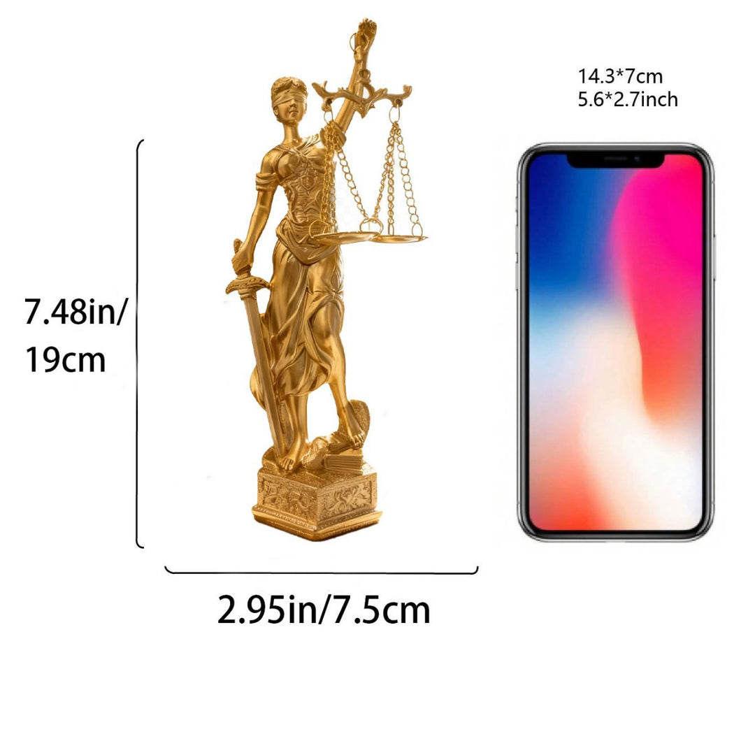 Justice Lady Figurine