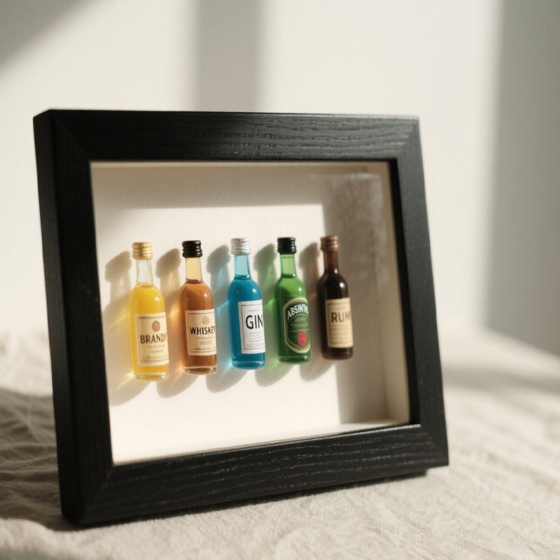 Miniature Alcohol Bottles Display