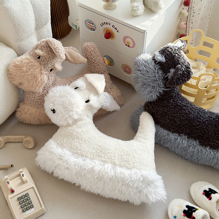Animal-Themed Plush Decorative Cushion