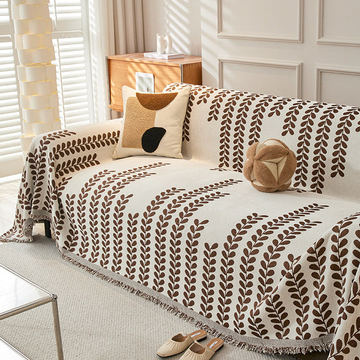 Decorative Pet-Themed Sofa Throw Blanket