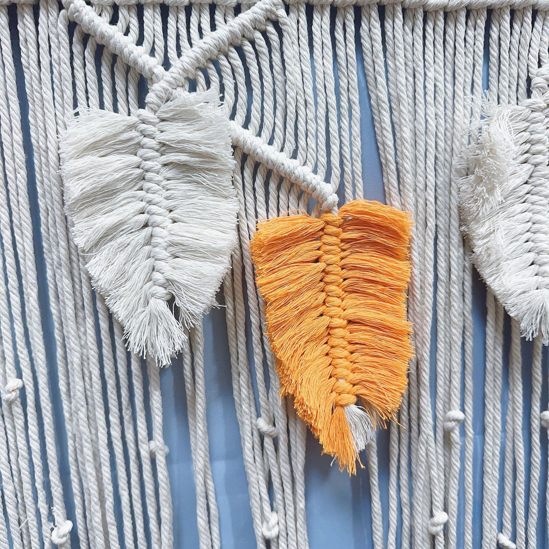 Macrame Leaf Wall Hanging