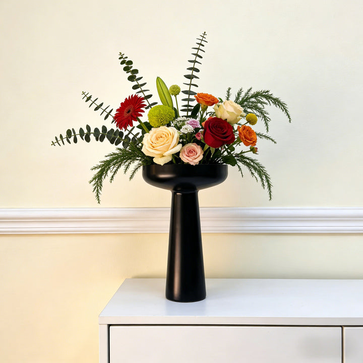 Decorative Glass Art Piece for Shelf Display