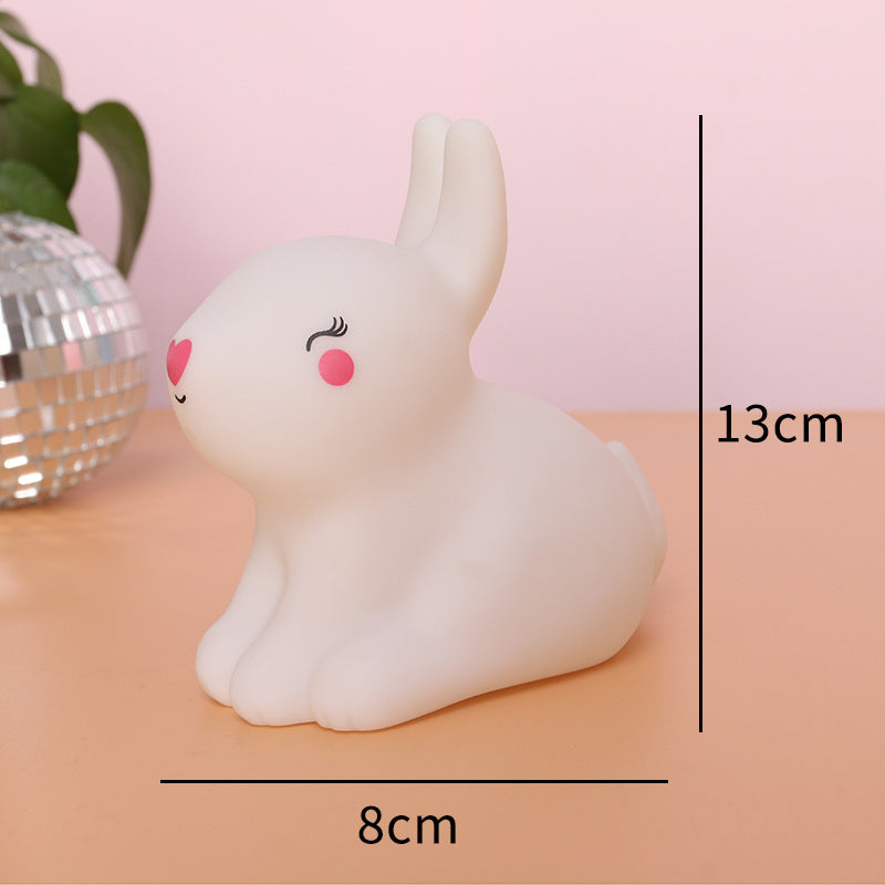 Silicone Soft-Touch LED Unicorn Night Light Table Lamp