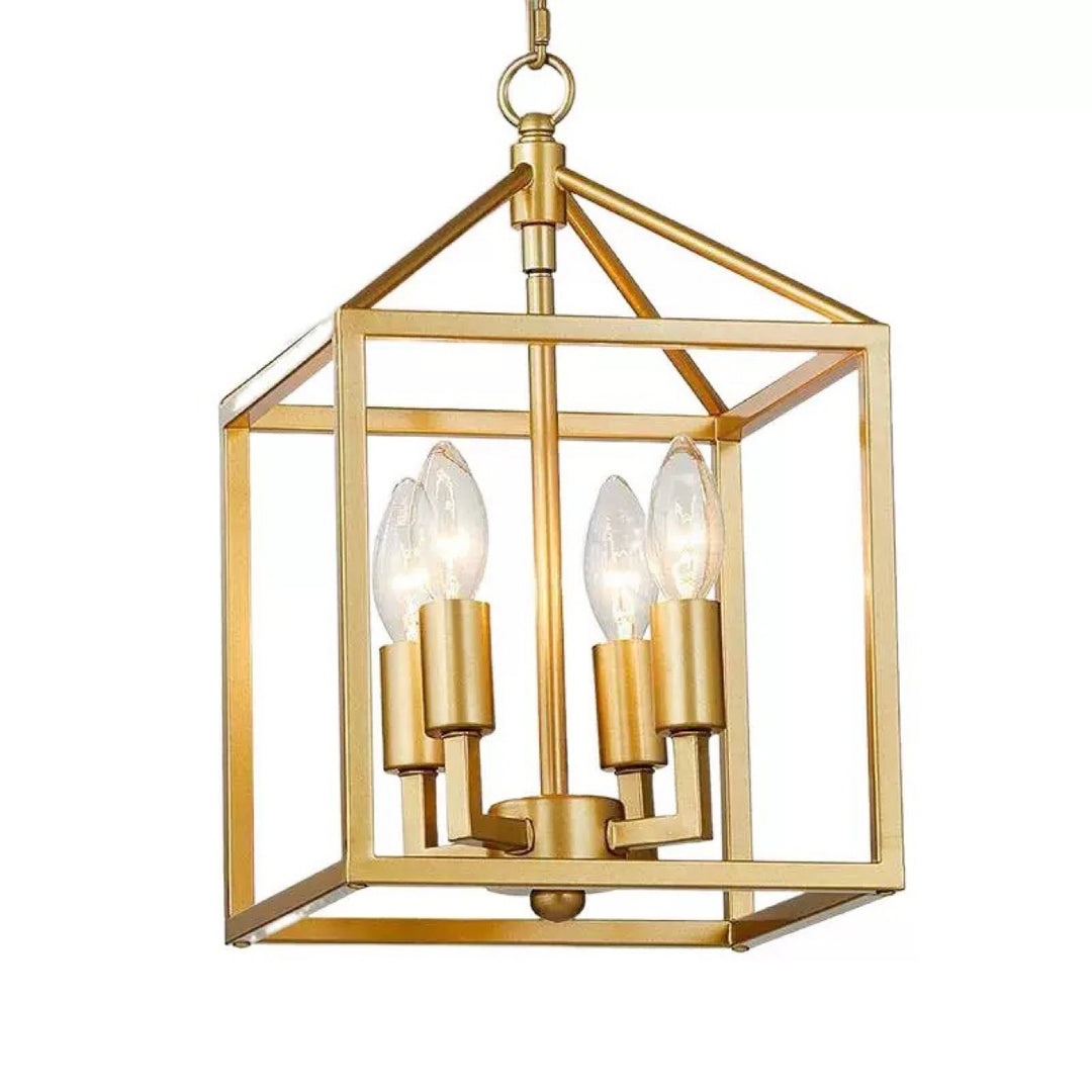 Modern geometric pendant light