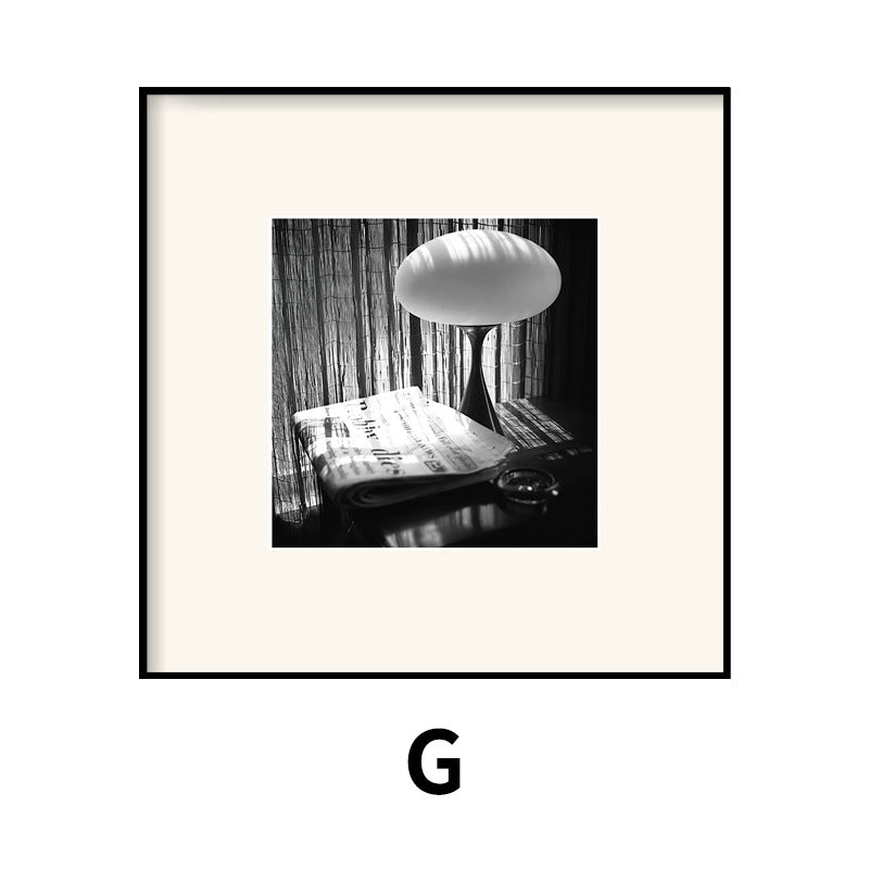 Framed Black and White Photography Artwork