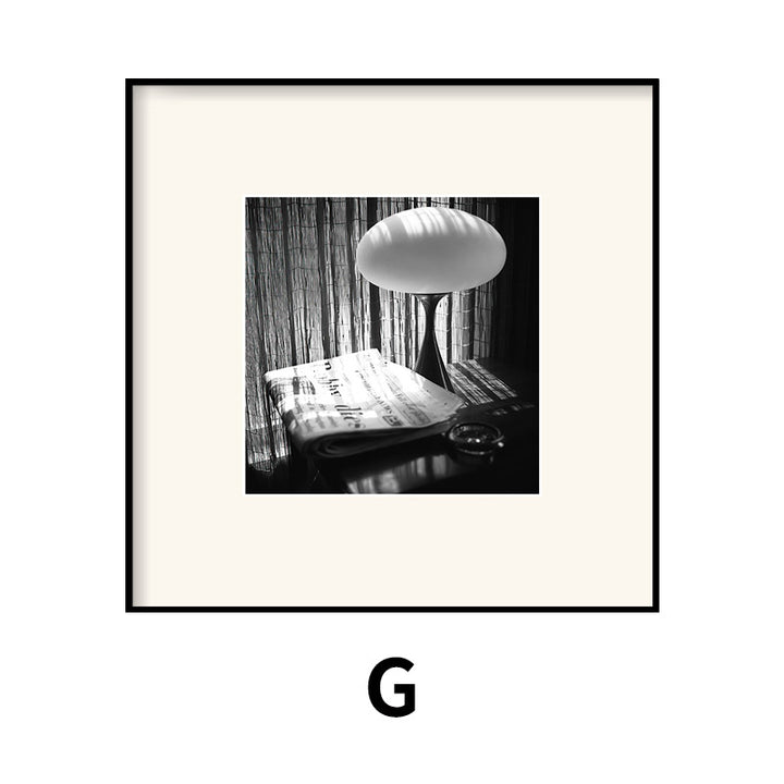 Framed Black and White Photography Artwork