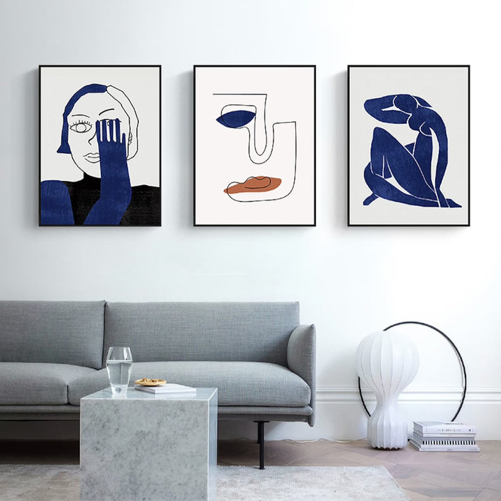 Abstract Line Art Canvas Print 1790072945