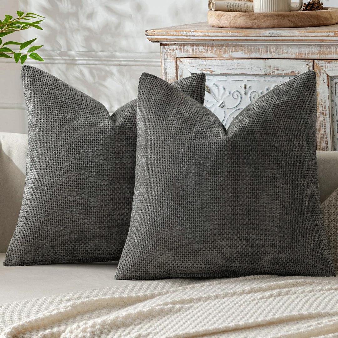 Textured Chunky Weave Decorative Cushion