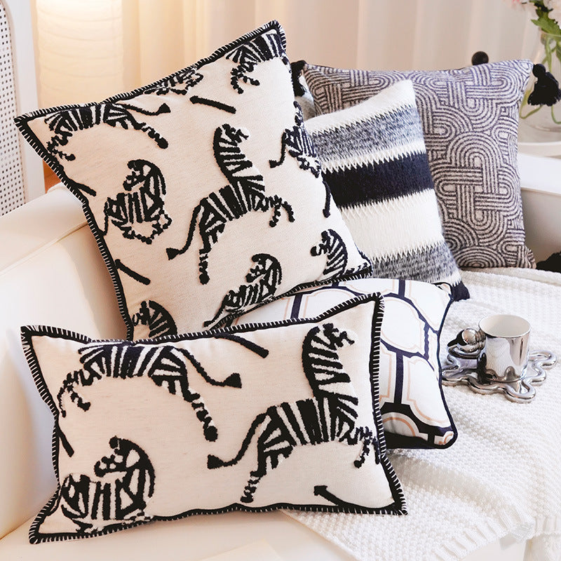 Artistic Abstract Pattern Decorative Pillow