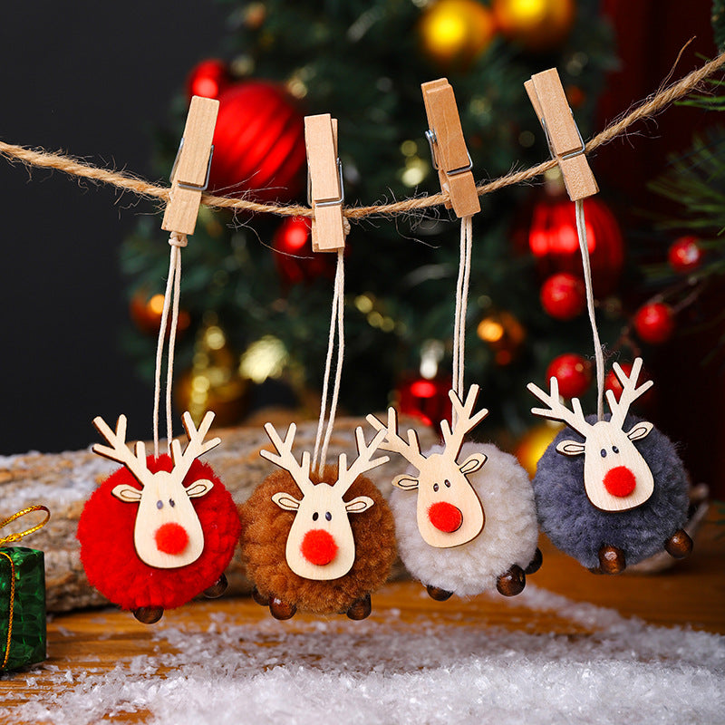 Festive Reindeer Decoration Figure