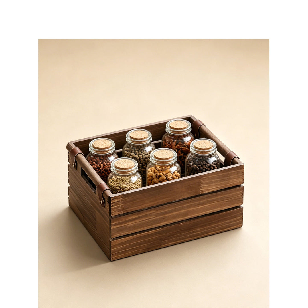 Robust storage basket with practical handles