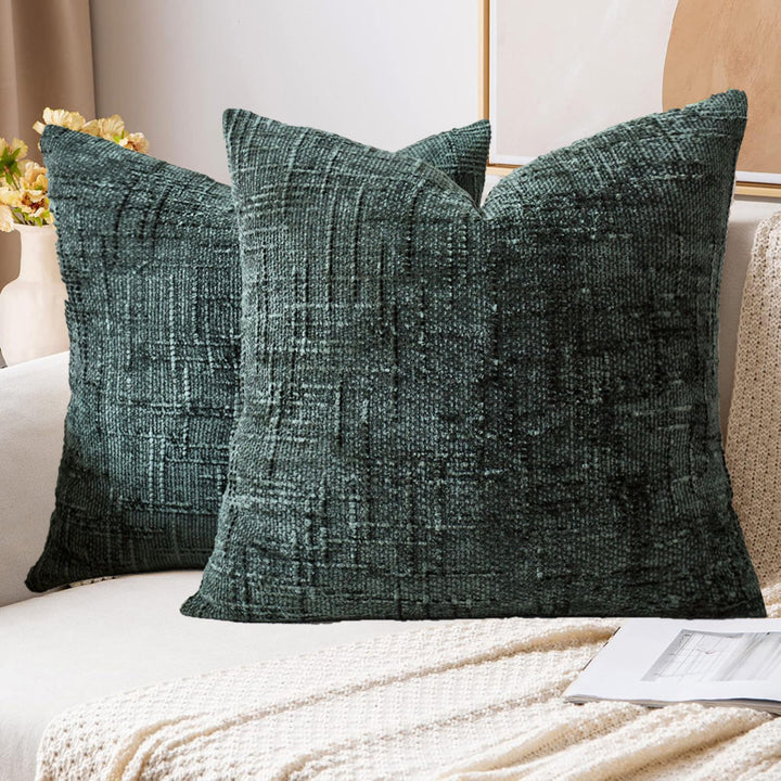 Luxurious Textured Decorative Throw Pillow